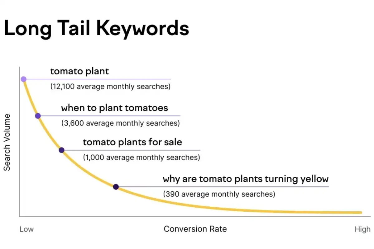 نکاتی برای هدف گذاری کلمات کلیدی طولانی (Long-tail Keywords)