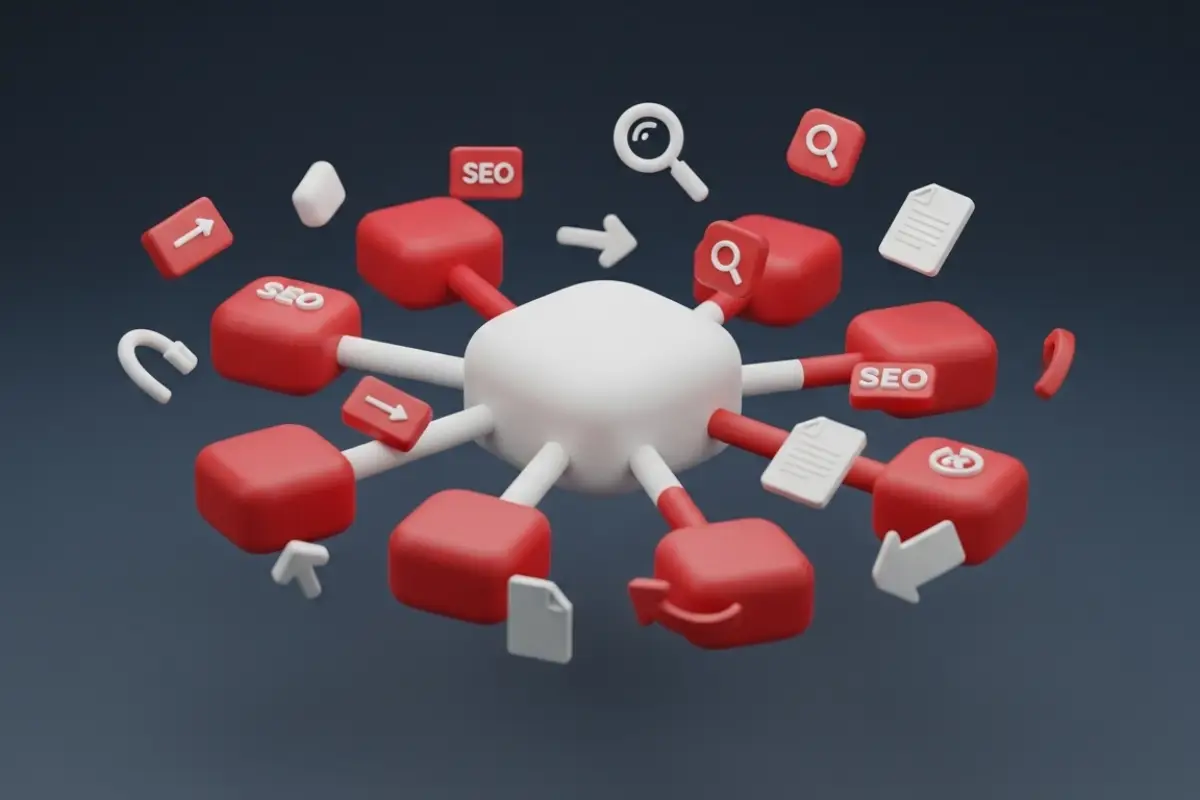 نقش لینک سازی داخلی در سئوی ۲۰۲۵: راهنمای ایجاد ساختار هرمی محتوا (Content Hubs)