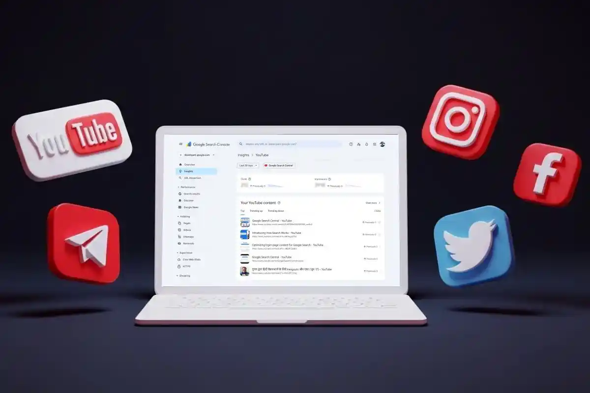 معرفی کانال های اجتماعی در سرچ کنسول: پل ارتباطی جدید گوگل