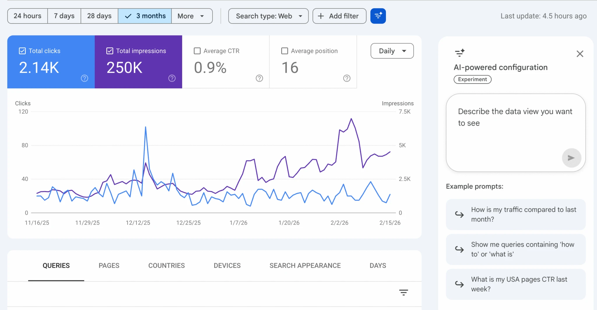 راهنمای گام به گام استفاده از هوش مصنوعی در سرچ کنسول
